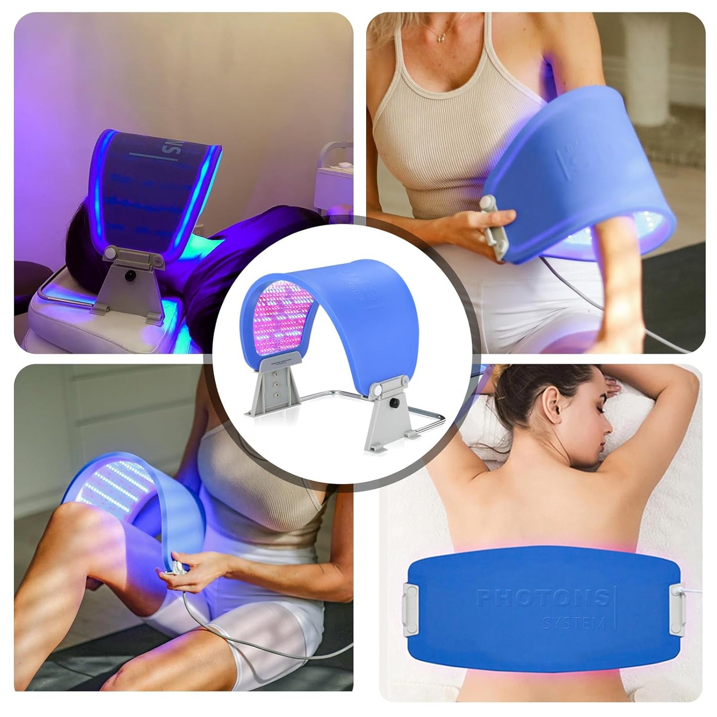 ZOVIE Red Light Therapy Mask – 7-in-1 LED Light Therapy Facial Mask with Infrared, Red, Blue & Yellow Lights, Flexible Silicone Skincare Device for Face, Neck & Body