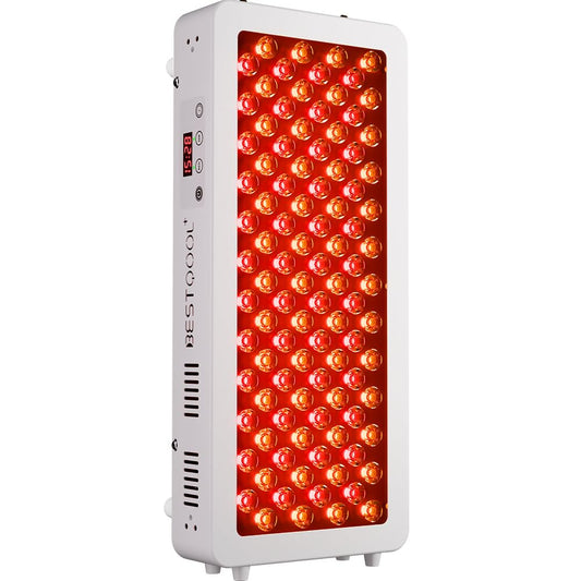 Bestqool Pro100 Red Light Therapy Panel – 4 Wavelength Infrared LED Light for Face & Body, High-Power 170W Device with Dual Chip LEDs, Modular Design for Skin, Pain & Muscle Recovery