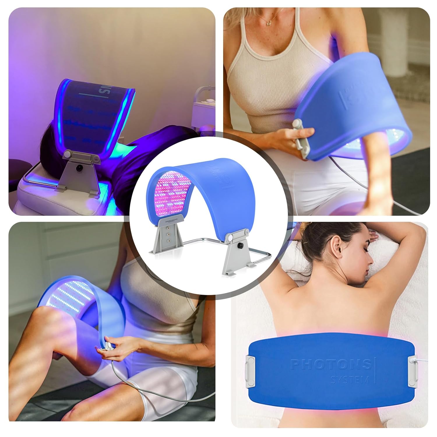 ZOVIE Red Light Therapy Mask – 7-in-1 LED Light Therapy Facial Mask with Infrared, Red, Blue & Yellow Lights, Flexible Silicone Skincare Device for Face, Neck & Body