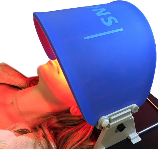 ZOVIE Red Light Therapy Mask – 7-in-1 LED Light Therapy Facial Mask with Infrared, Red, Blue & Yellow Lights, Flexible Silicone Skincare Device for Face, Neck & Body